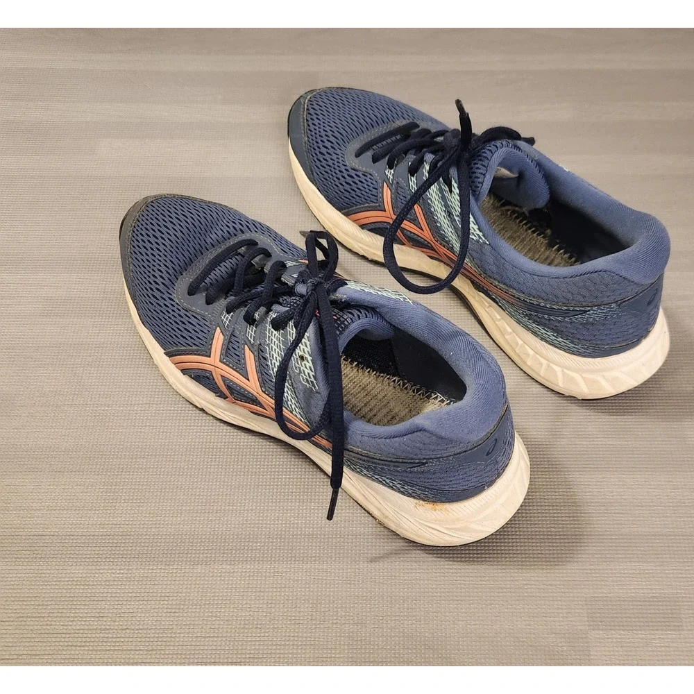 ASICS Gel-Contend 6 Womens Running Shoes Blue Coral‎ 1012A570 Size 8.5